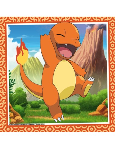 POKEMON - Salamèche, Bulbizarre et Carapuce - 3...