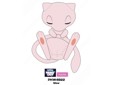 POKEMON - Mew Sleeping - Peluche 46cm