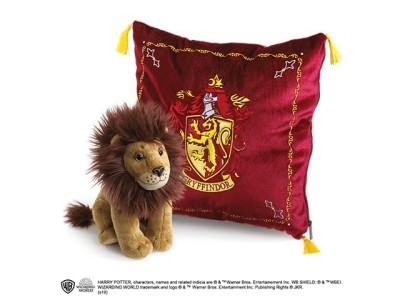 HARRY POTTER - Peluche & coussin 34x34 - Gryffondor
