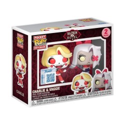 HAZBIN HOTEL - Pocket Pop Keychains 2 Pack- Charlie & Vaggie 2