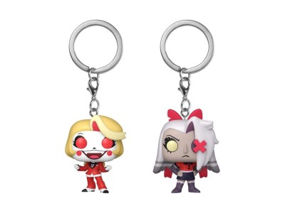 HAZBIN HOTEL - Pocket Pop Keychains 2 Pack- Charlie & Vaggie