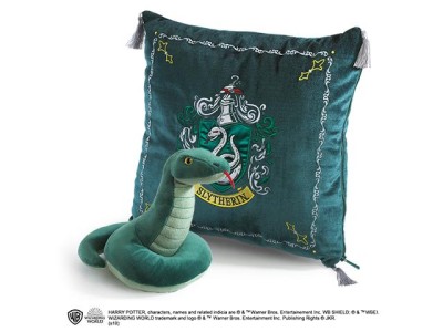 HARRY POTTER - Peluche & coussin 34x34 - Serpentard