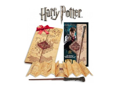 HARRY POTTER - Baguette d'Harry & carte du Maraudeur