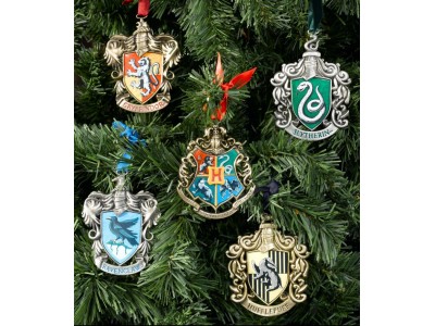 HARRY POTTER - Set de 5 ornements de Noël