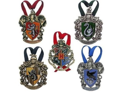 HARRY POTTER - Set de 5 ornements de Noël
