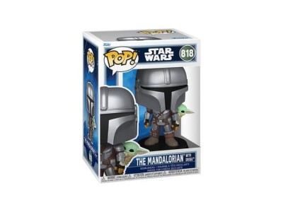 MANDALORIAN & GROGU - POP Star Wars N° 818 - Mandalorian Avec Grogu