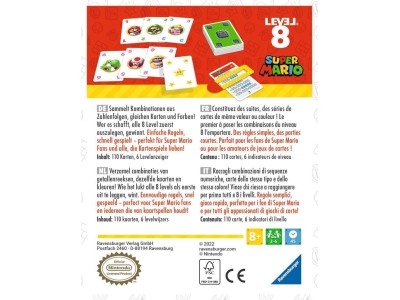 NINTENDO - Super Mario Level 8 - Jeu de famille