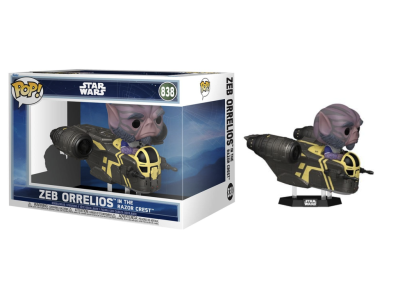 MANDALORIAN & GROGU - POP Ride DLX N° 838 - Zeb Orrelios