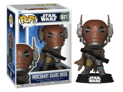 MANDALORIAN & GROGU - POP Star Wars N° 821 - Mercenary Guard Droid