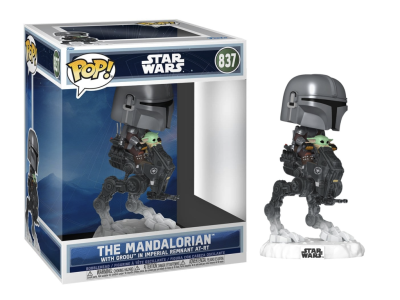 MANDALORIAN & GROGU - POP Ride DLX N° 837 - The Mandalorian AT-RT