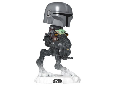 MANDALORIAN & GROGU - POP Ride DLX N° 837 - The Mandalorian AT-RT
