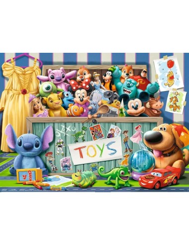 DISNEY - Le Coffre à jouets magique - Puzzle 100P