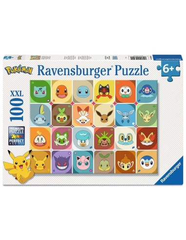 POKEMON - Portraits de Pokémon - Puzzle 100P