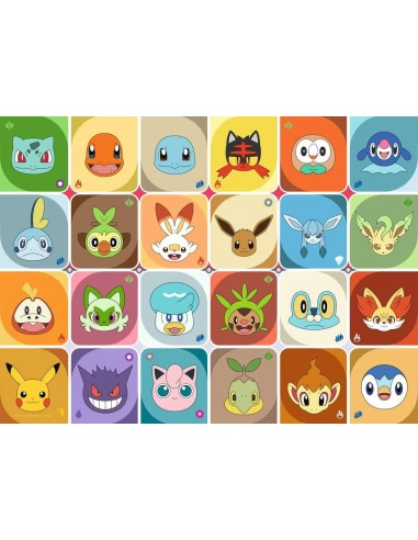POKEMON - Portraits de Pokémon - Puzzle 100P