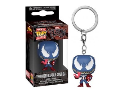 MARVEL VENOM - Pocket Pop Keychains - Captain America - 4cm