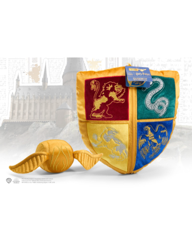 HARRY POTTER - Blason de Poudlard et Vif d'or -...