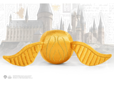 HARRY POTTER - Blason de Poudlard et Vif d'or - Peluche 36cm