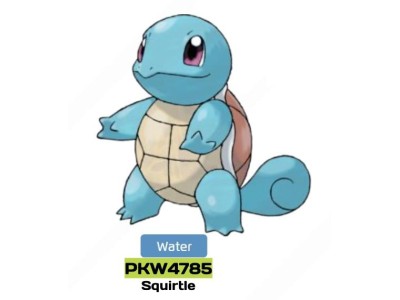 POKEMON - Squirtle W18 - Peluche 30cm
