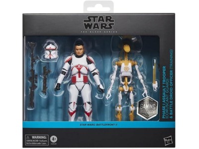 STAR WARS - Assault Trooper & Battle Droid - Fig. Black Series 15cm