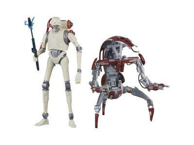 STAR WARS Jedi Survivor - KX Security Droid & Droideka 2Pk Figure 15cm