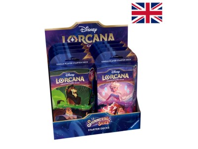 DISNEY - Lorcana - Trading Cards Boite de 8 Starters Chapitre 5 - UK