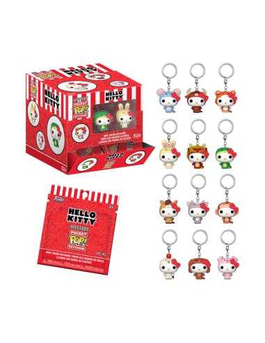 HELLO KITTY ANIMALS - POP Keychain (BOX 12...
