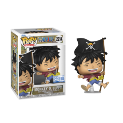 ONE PIECE - POP Animation N° 2214 - Luffy avec Drapeau