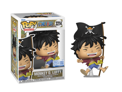 ONE PIECE - POP Animation N° 2214 - Luffy avec Drapeau