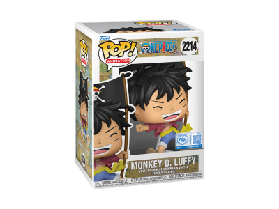 ONE PIECE - POP Animation N° 2214 - Luffy avec Drapeau