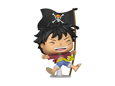 ONE PIECE - POP Animation N° 2214 - Luffy avec Drapeau