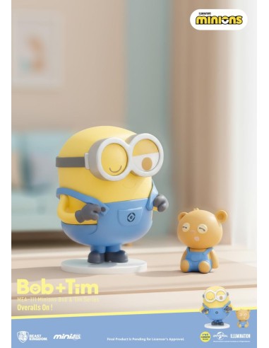 MINIONS - Bob & Tim Series - Set 6 Figurine 6.3cm