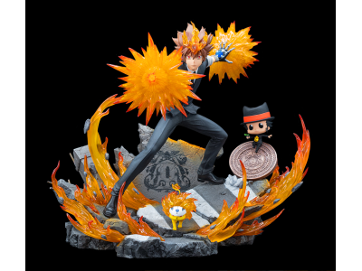 REBORN - Tsuna, Reborn & Natsu - Statuette 37cm
