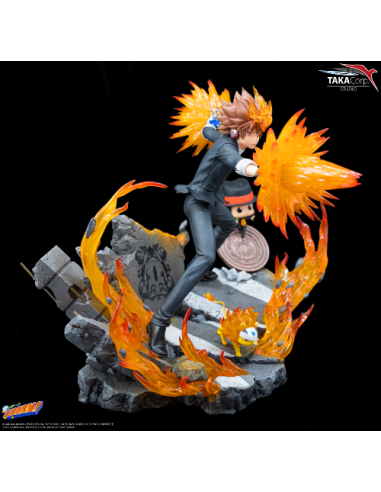 REBORN - Tsuna, Reborn & Natsu - Statuette 37cm