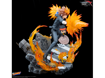 REBORN - Tsuna, Reborn & Natsu - Statuette 37cm