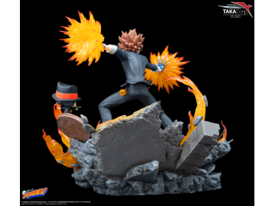 REBORN - Tsuna, Reborn & Natsu - Statuette 37cm