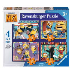 MOI MOCHE ET MECHANT 4 - 4 Puzzle 12/16/20/24P - Minions