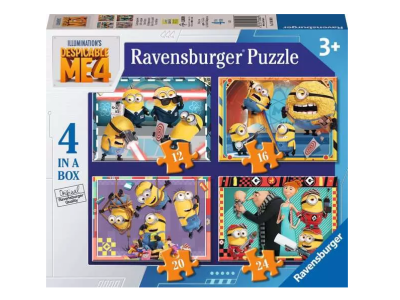 MOI MOCHE ET MECHANT 4 - 4 Puzzle 12/16/20/24P - Minions