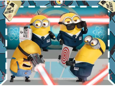 MOI MOCHE ET MECHANT 4 - 4 Puzzle 12/16/20/24P - Minions