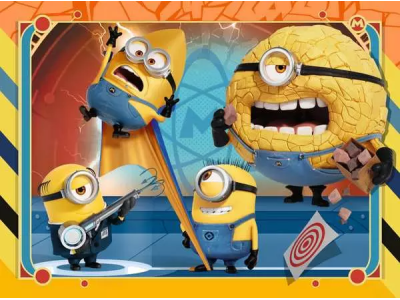 MOI MOCHE ET MECHANT 4 - 4 Puzzle 12/16/20/24P - Minions