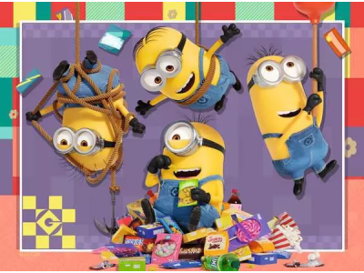 MOI MOCHE ET MECHANT 4 - 4 Puzzle 12/16/20/24P - Minions