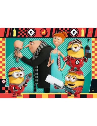 MOI MOCHE ET MECHANT 4 - 4 Puzzle 12/16/20/24P...