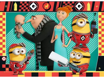 MOI MOCHE ET MECHANT 4 - 4 Puzzle 12/16/20/24P - Minions