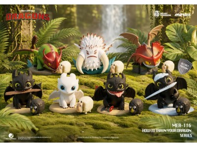 DRAGON - Set 6 Figurine 8.9cm