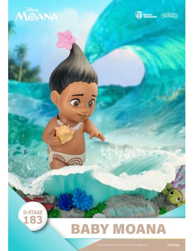 VAIANA - Bébé Vaiana - Diorama D-Stage 11.3cm