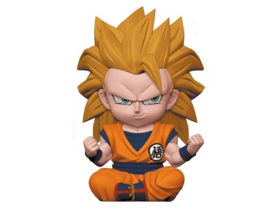 DRAGON BALL Z - Son Goku Super Saiyan 3 - Tirelire PVC 15cm