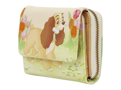 LA BELLE ET LE CLOCHARD - Pastel Tulip - Portefeuille LoungeFly