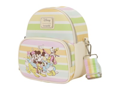 MICKEY & AMIS - Rainbow stripes - Sac bandoulière Loungefly