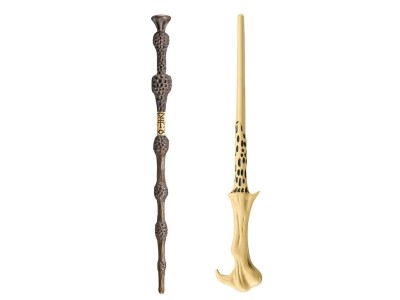 HARRY POTTER - 2 Baguettes PVC - Lord Voldemort & Baguette de Sureau