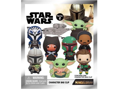 STAR WARS - Mandalorian Series 2 - 3D Foam Bag Clip (Display 24 Pcs)