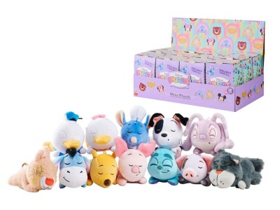 DISNEY - Serie 2 - Display de 12 peluches 'Snuglets' Blind Box - 14cm